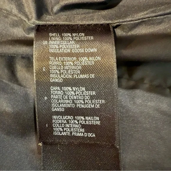 The North Face 550Fill Quilted Goose Down Coat Puffer Jacket Womens Medium Black - Picture 6 of 9